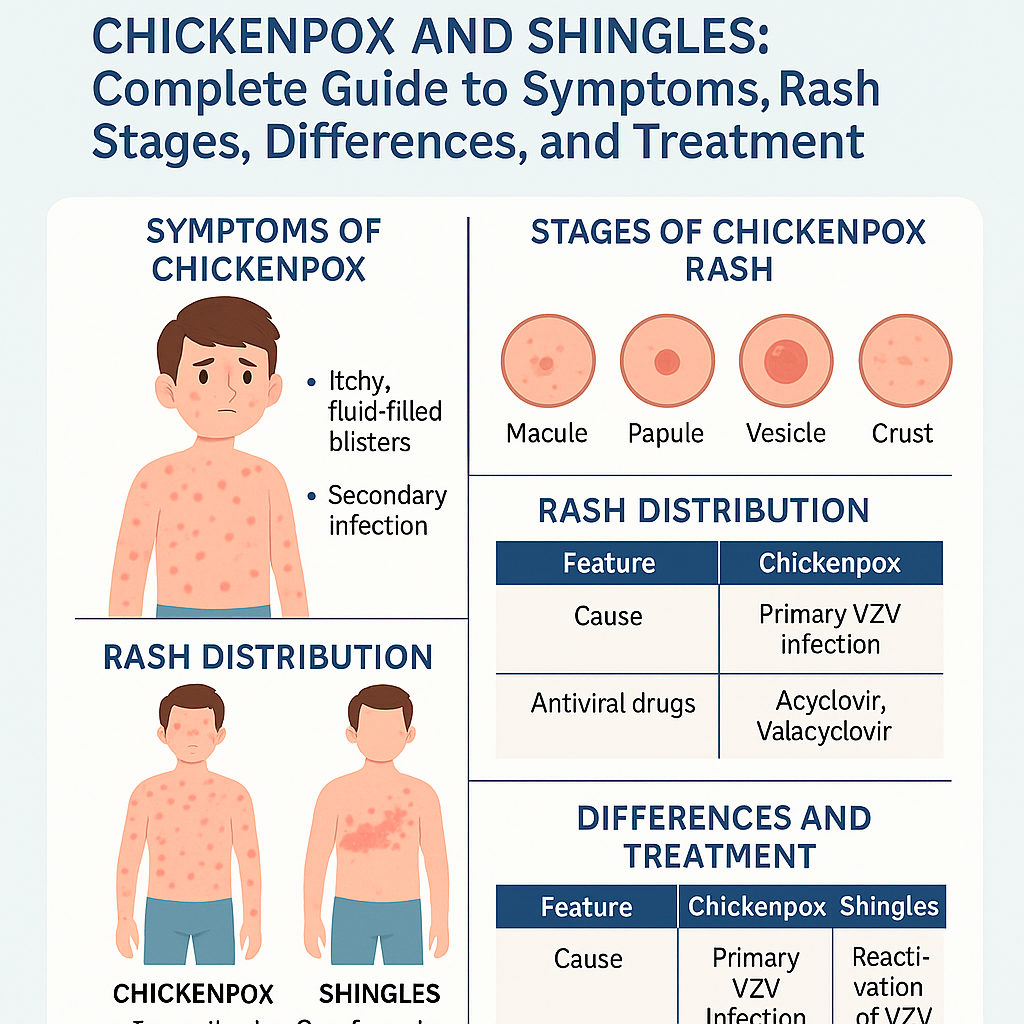 Chickenpox and Shingles: 7 Essential Facts You Must Know About VZV Infection 1 Chickenpox and Shingles